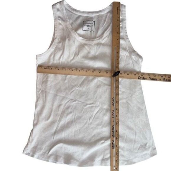 Charter Club Supima Cotton Crew Neck Tank Top White Size Large - Picture 5 of 5